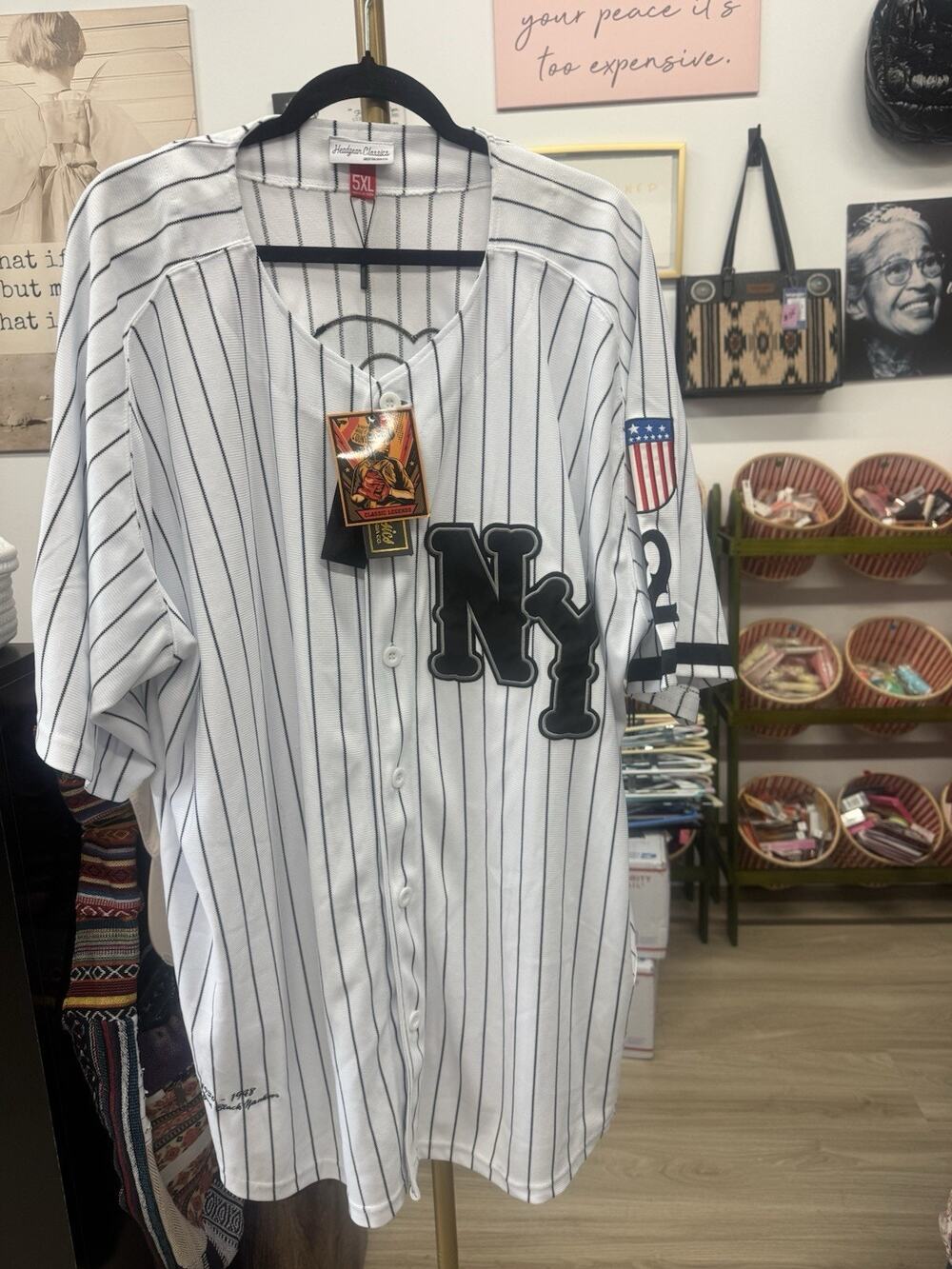 Headgear Classics New York Black Yankees Negro League Jersey #2 Adult Small